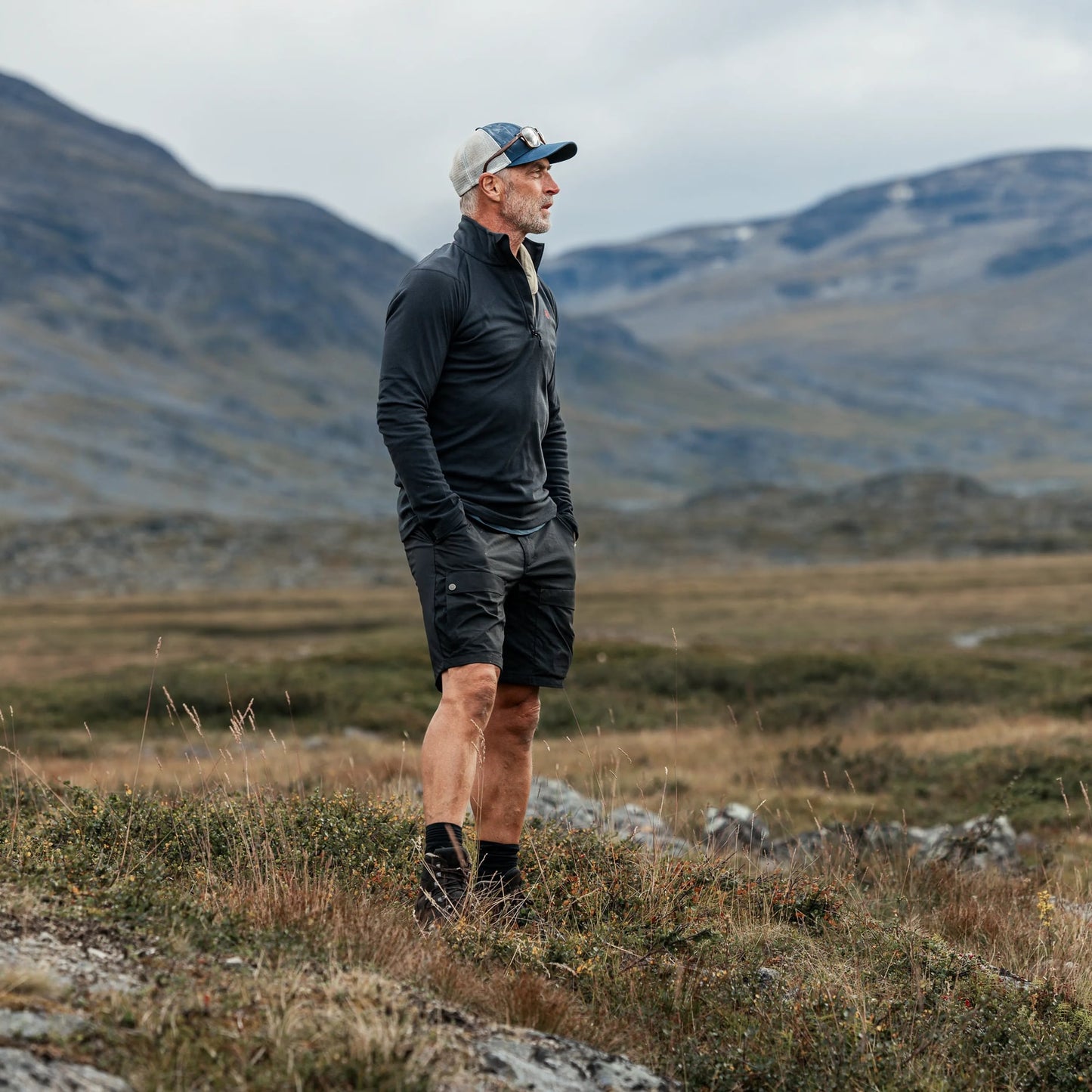 ABISKO HYBRID TRAIL SHORTS M - US 8918