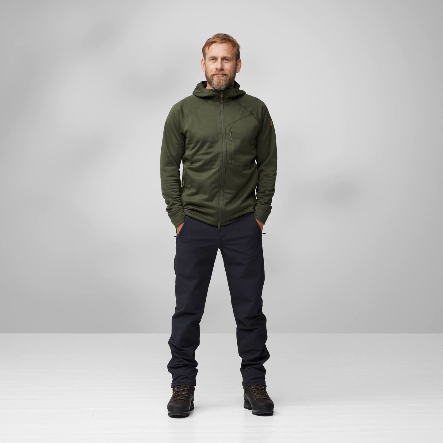 ABISKO GRID FLEECE HOODIE M - US 5280