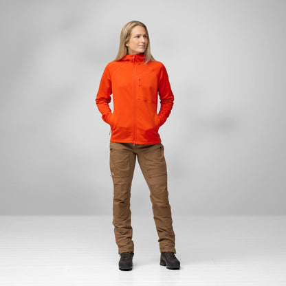 ABISKO GRID FLEECE HOODIE W - US 6825