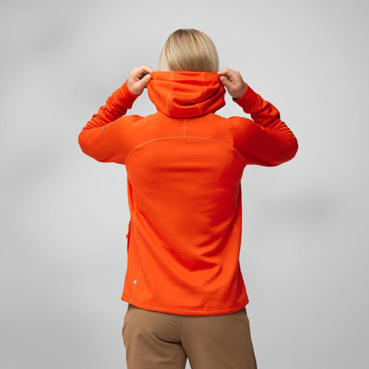 ABISKO GRID FLEECE HOODIE W - US 0307