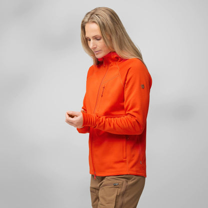 ABISKO GRID FLEECE HOODIE W - US 0307