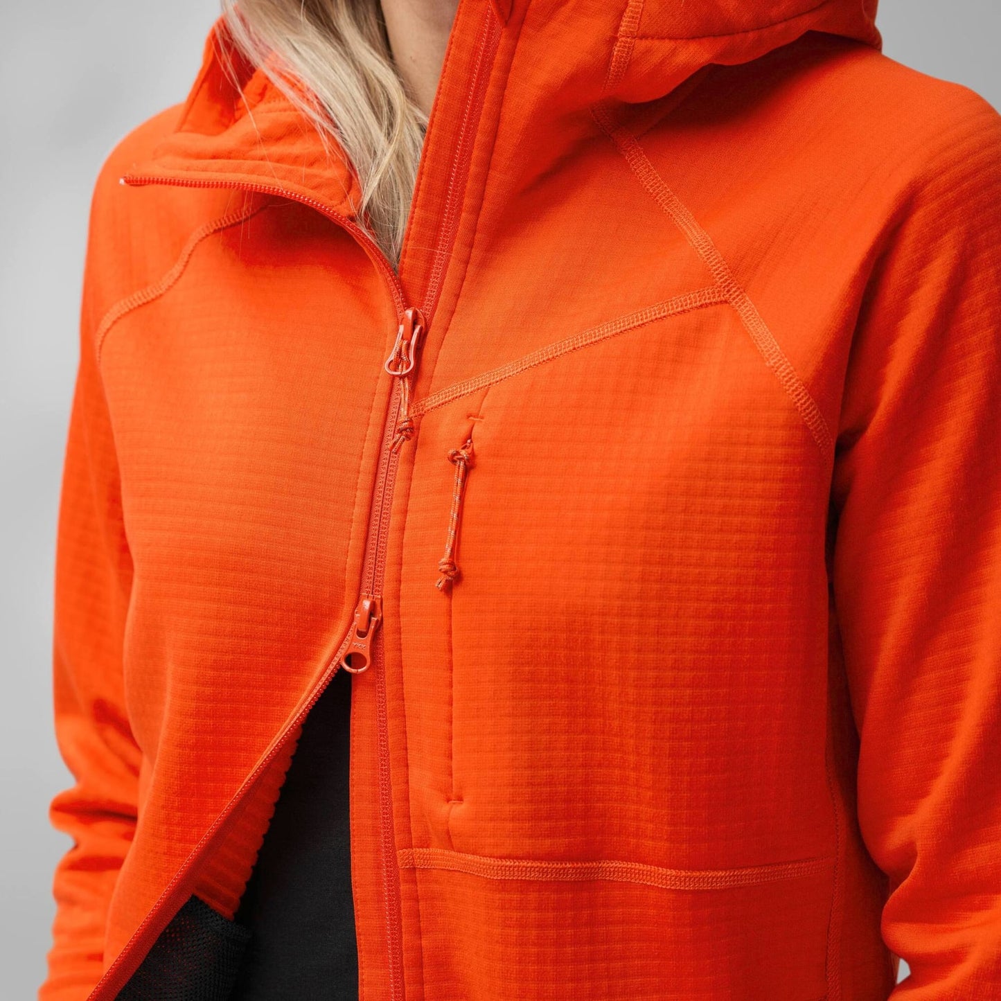 ABISKO GRID FLEECE HOODIE W - US 7694