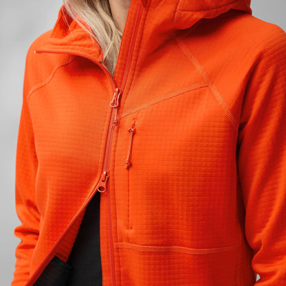 ABISKO GRID FLEECE HOODIE W - US 7694