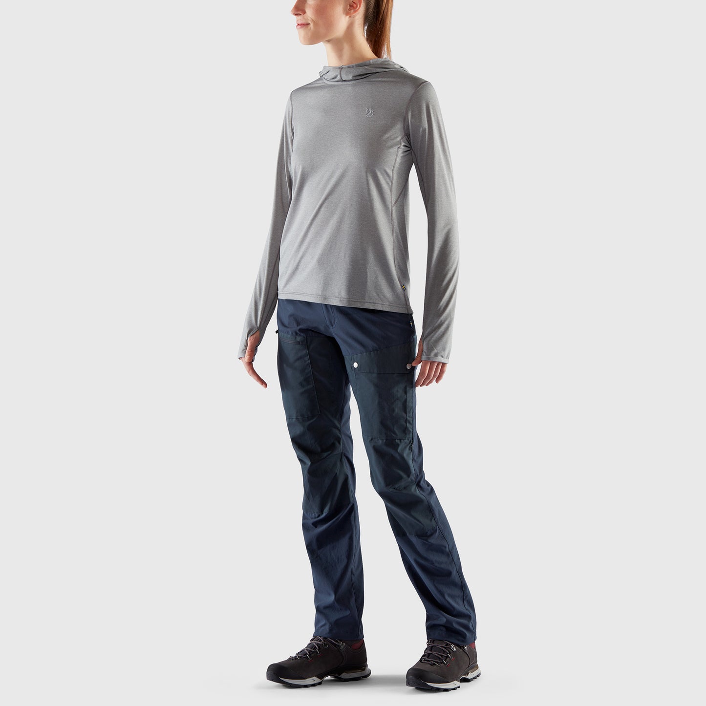 ABISKO SUN-HOODIE W - US 8605