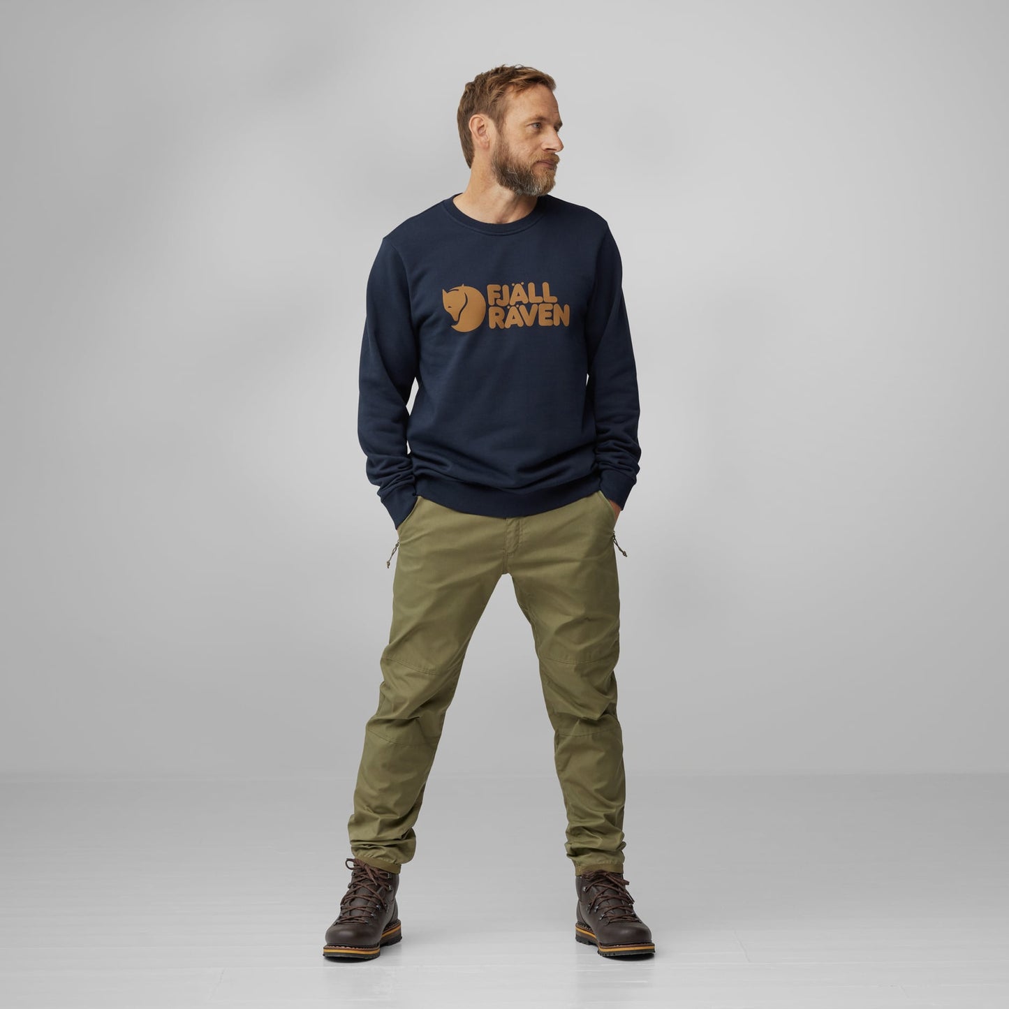 FJÄLLRÄVEN LOGO SWEATER M - US 9134