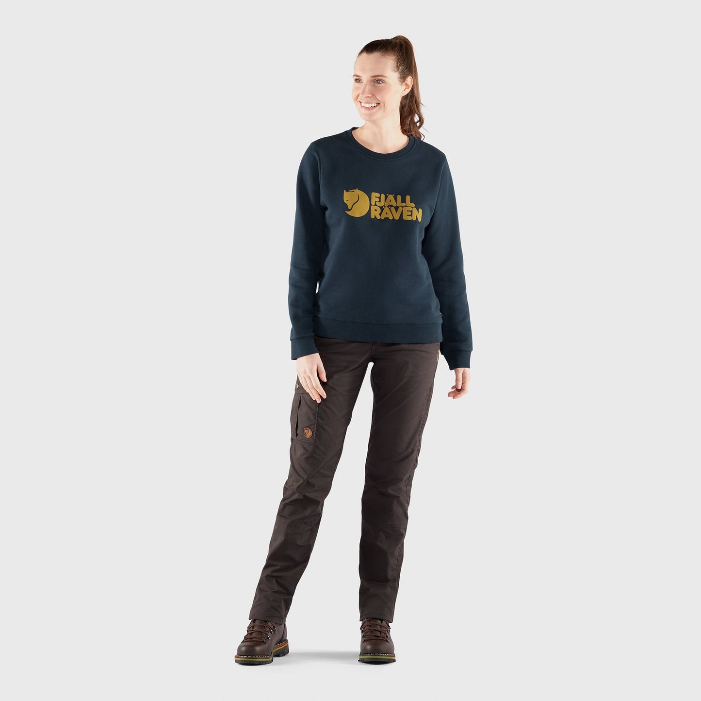 FJÄLLRÄVEN LOGO SWEATER W - US 0873