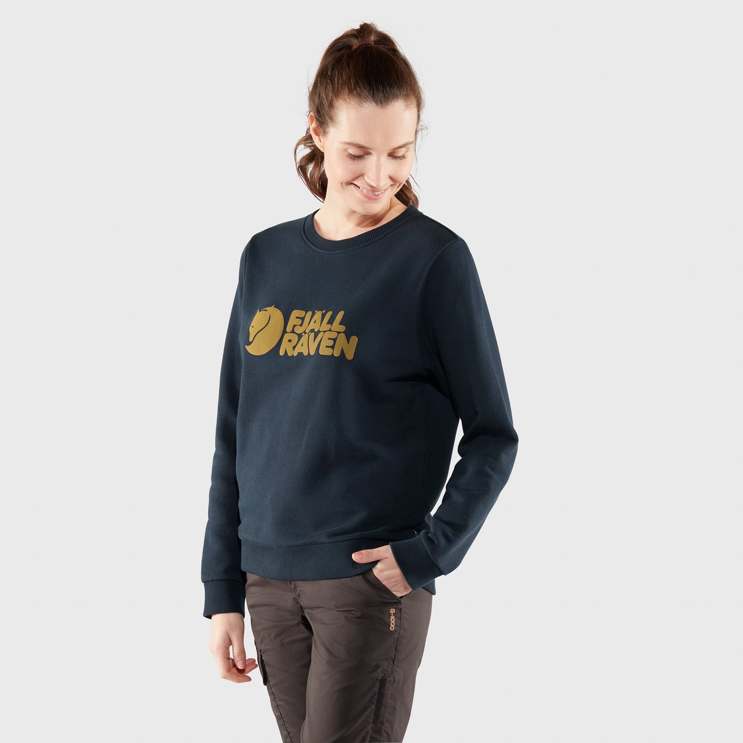 FJÄLLRÄVEN LOGO SWEATER W - US 2841