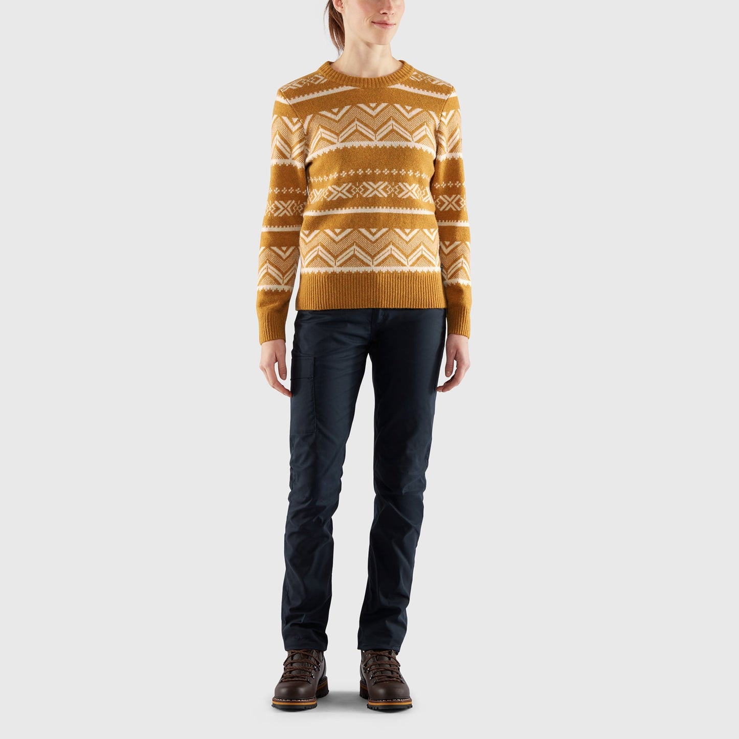 GREENLAND RE-WOOL PATTERN KNIT W - US 0553