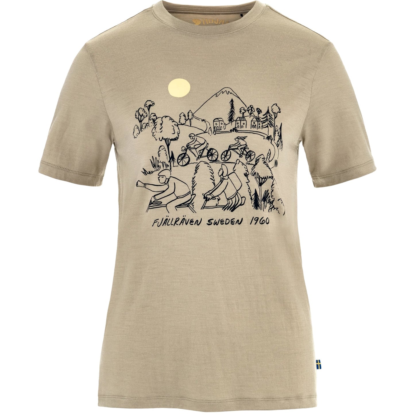 HOJA LUGNT WOOL T-SHIRT W - US 0992
