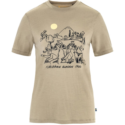 HOJA LUGNT WOOL T-SHIRT W - US 0992
