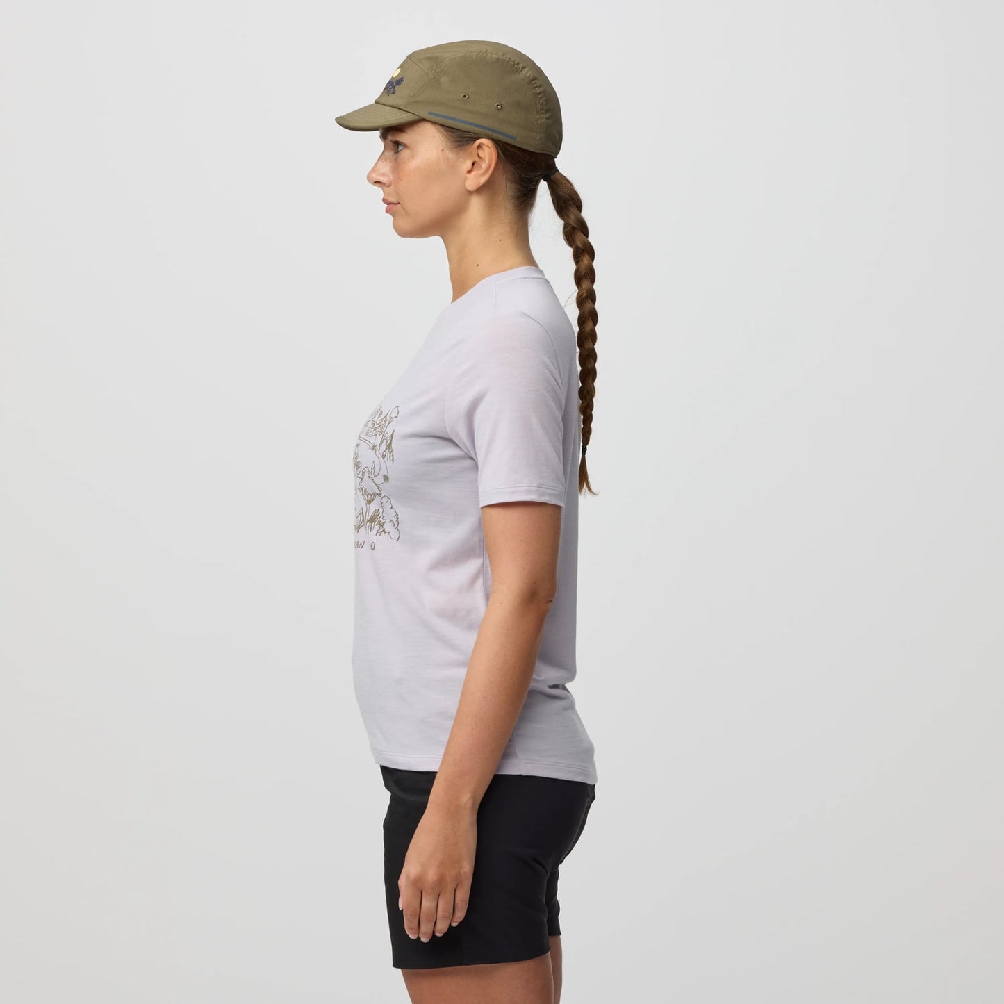 HOJA LUGNT WOOL T-SHIRT W - US 9661