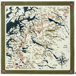 SWEDISH CLASSIC MAP SCARF - US 1553