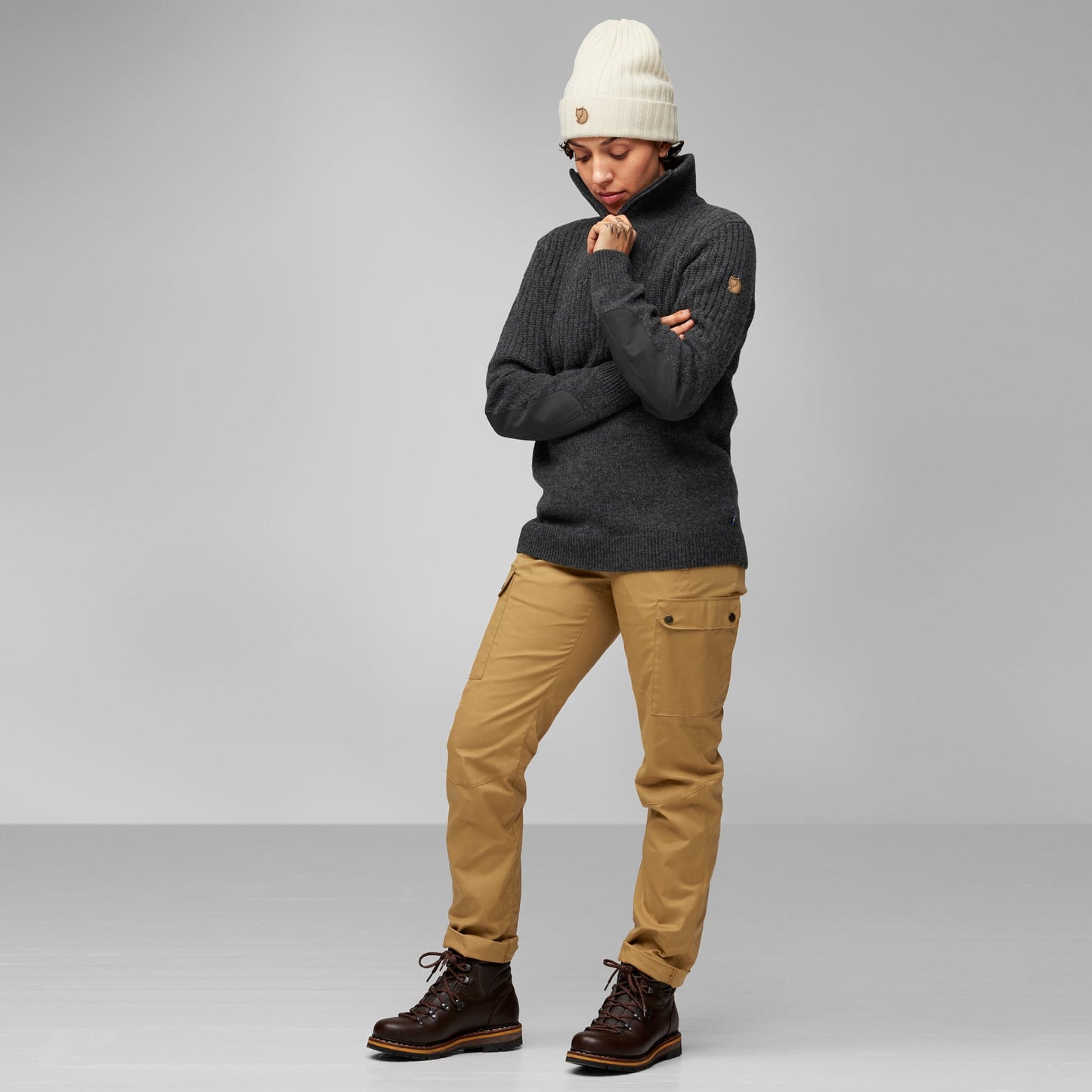 ÖVIK HALF ZIP KNIT W - US 6251