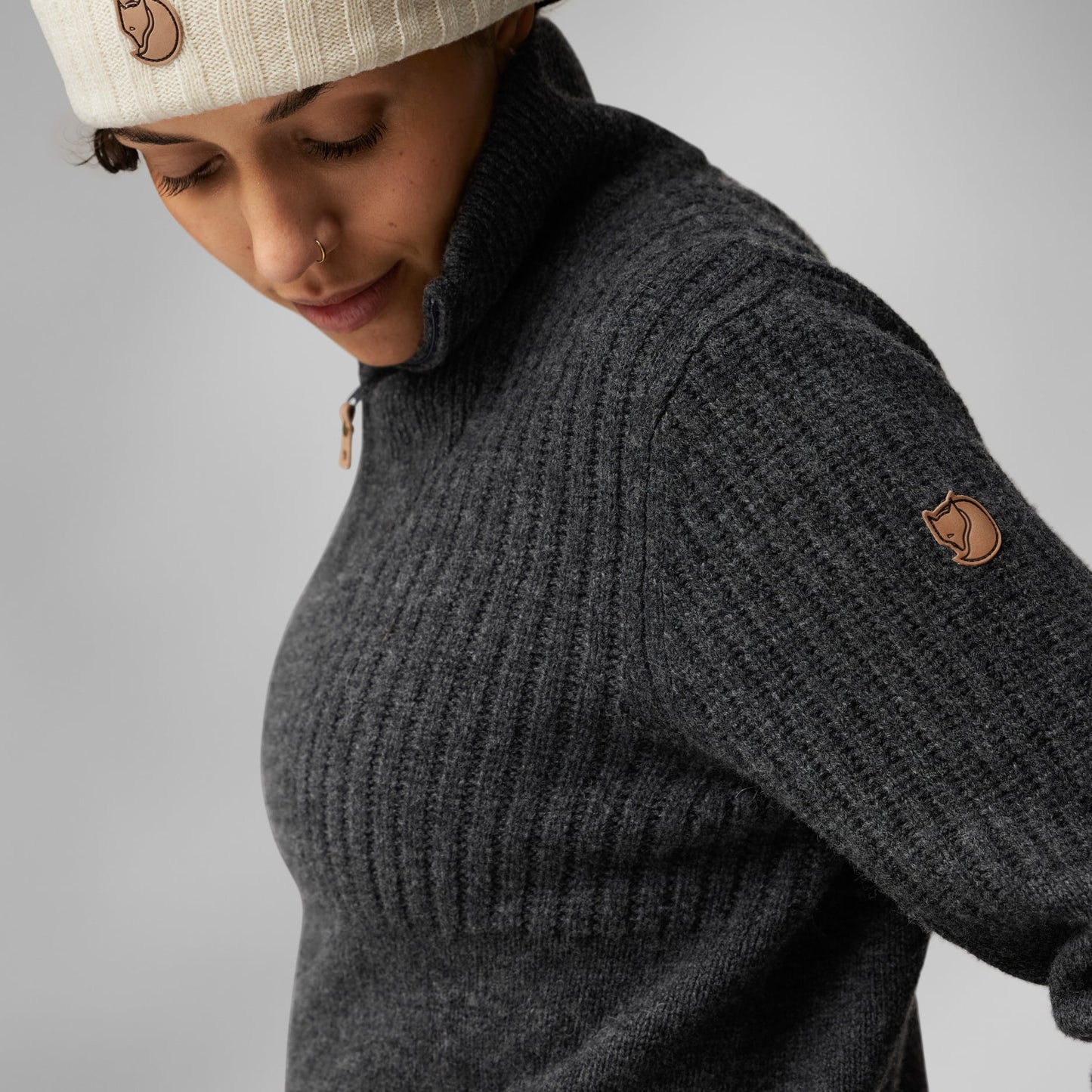 ÖVIK HALF ZIP KNIT W - US 4571