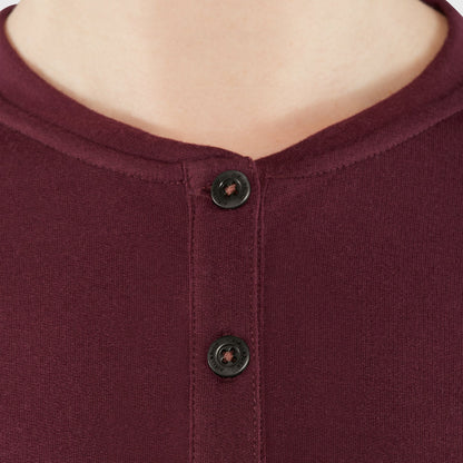 SINGI MERINO HENLEY W - US 9239