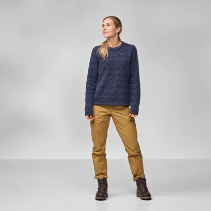 SNOW ROUND NECK SWEATER W - US 1071