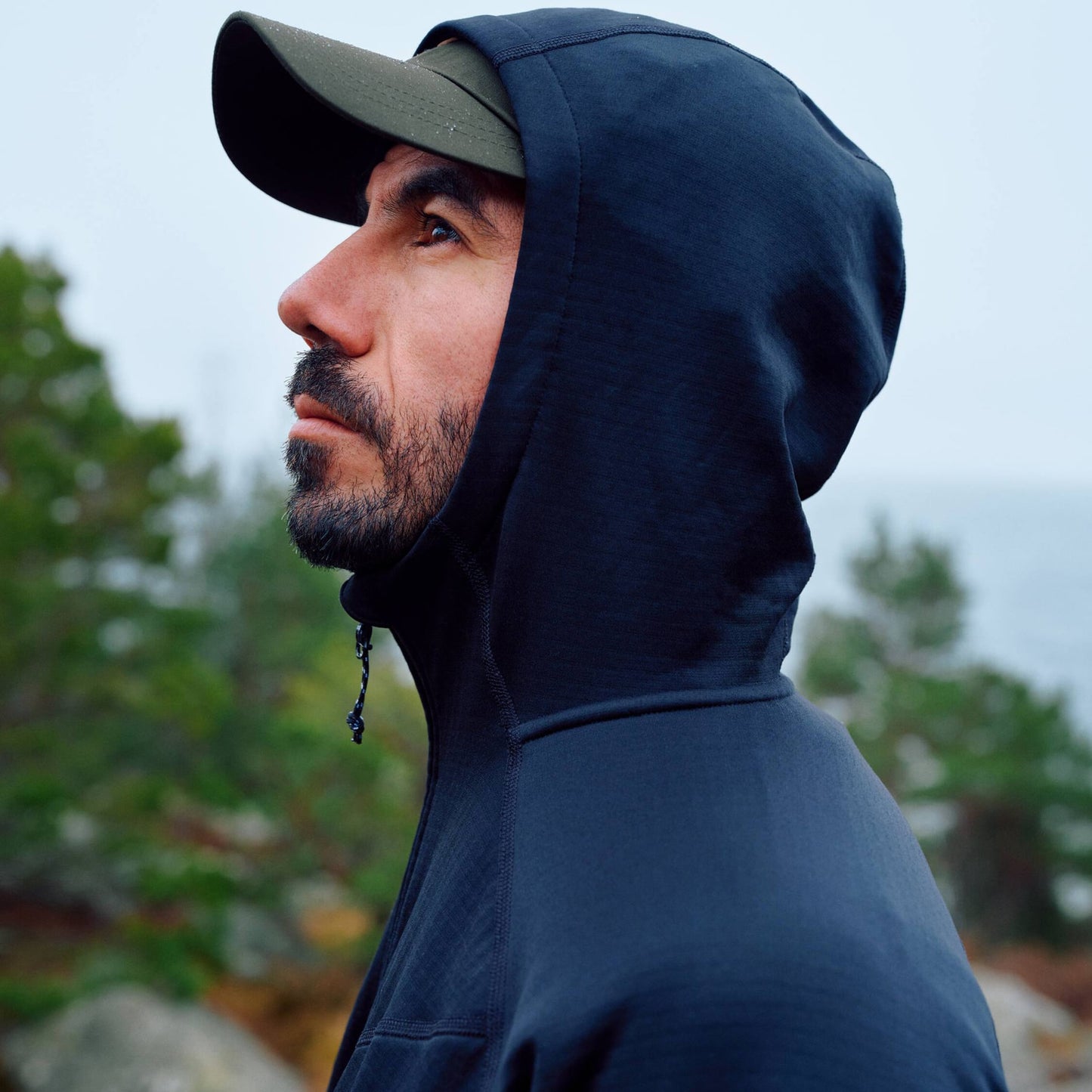 ABISKO GRID FLEECE HOODIE M - US 3009
