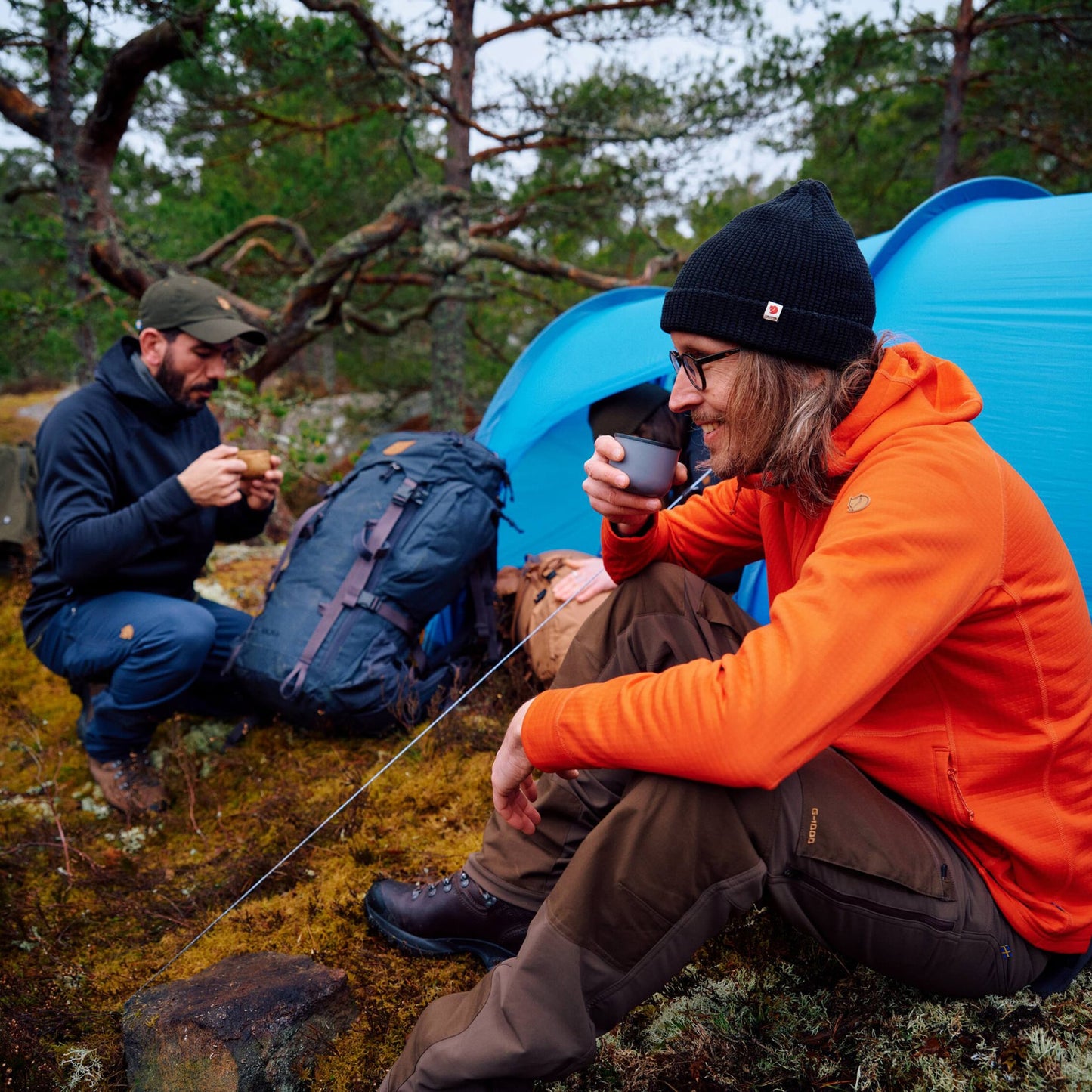 ABISKO GRID FLEECE HOODIE M - US 3009