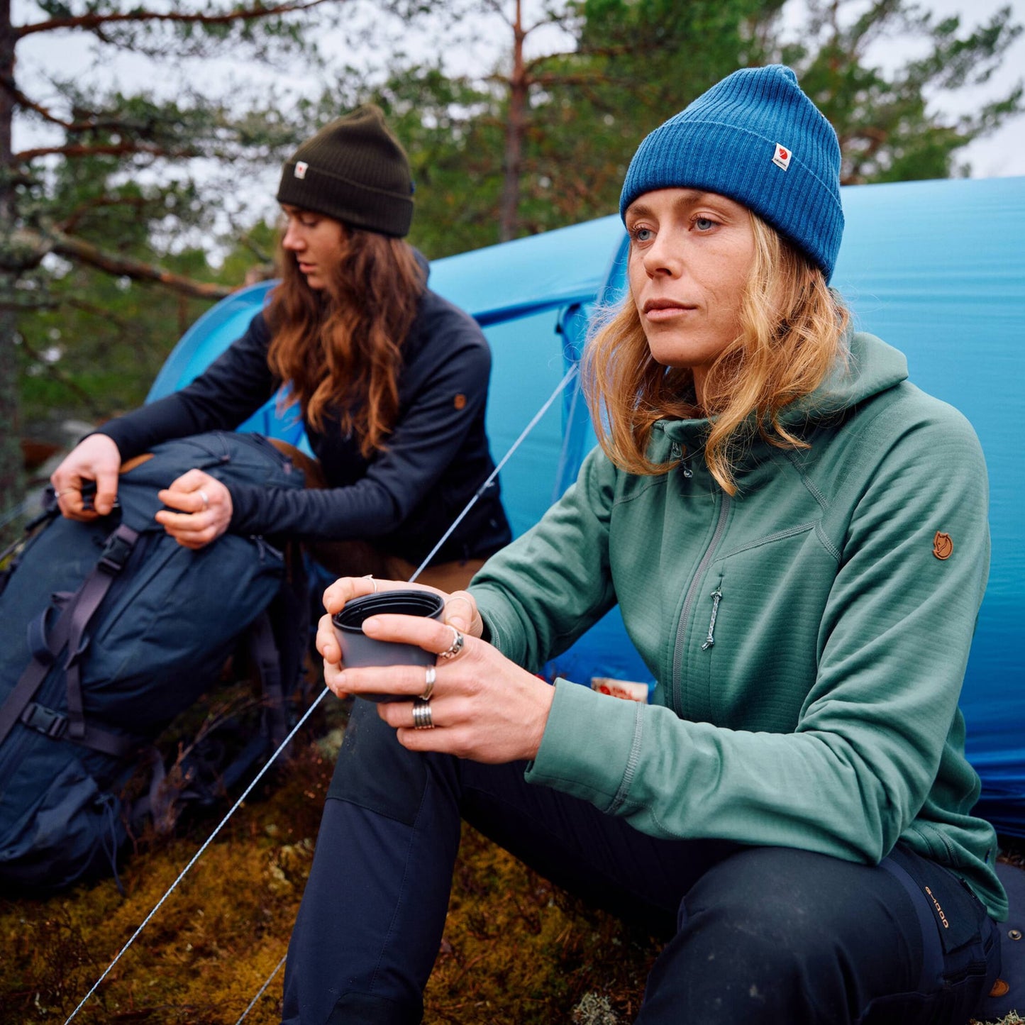 ABISKO GRID FLEECE HOODIE W - US 7694