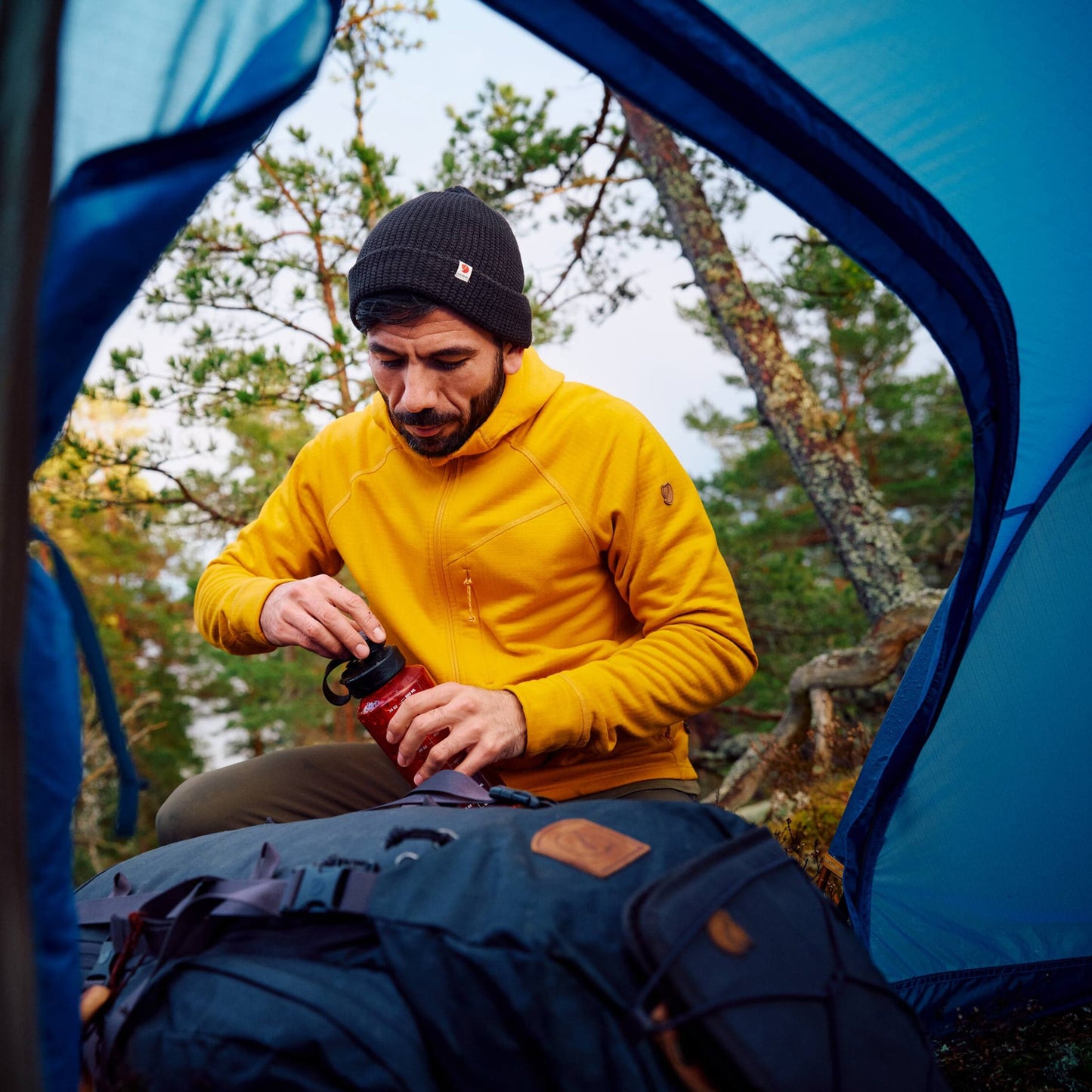 ABISKO GRID FLEECE HOODIE M - US 0622