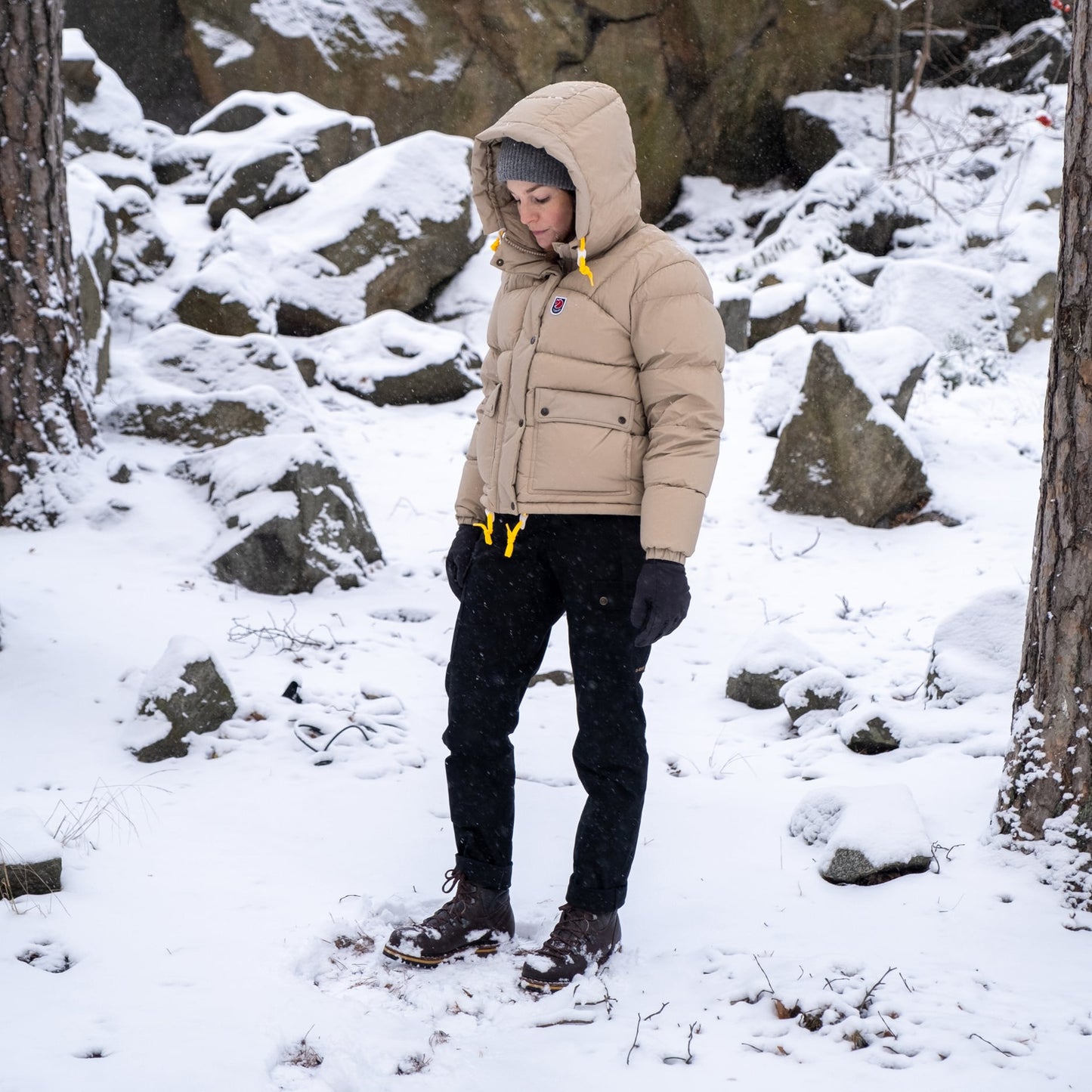 EXPEDITION DOWN CROPPED JACKET W - US 7952