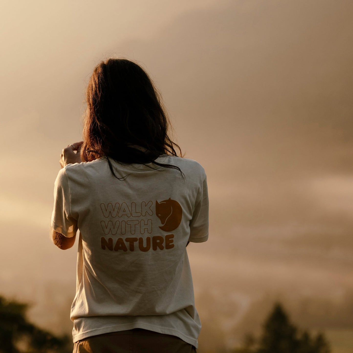 WALK WITH NATURE T-SHIRT W - US 6861